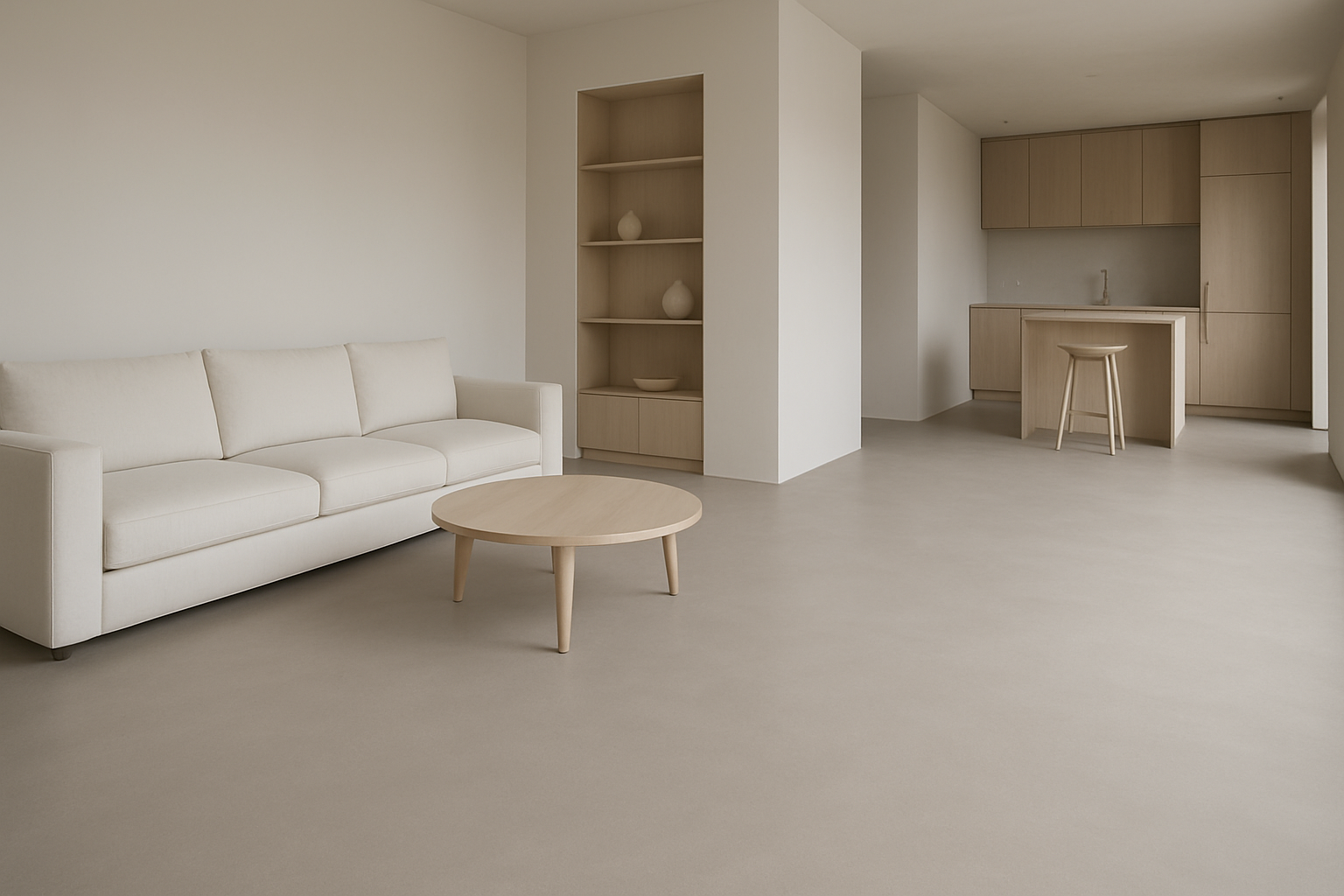 Microcement transformation - Efter