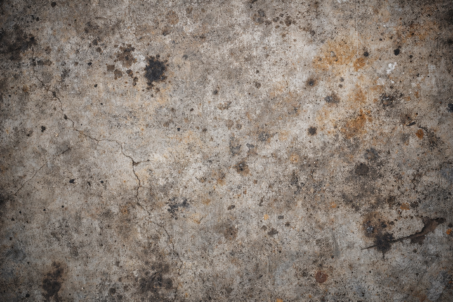 Microcement i kobber og roséguld - Før