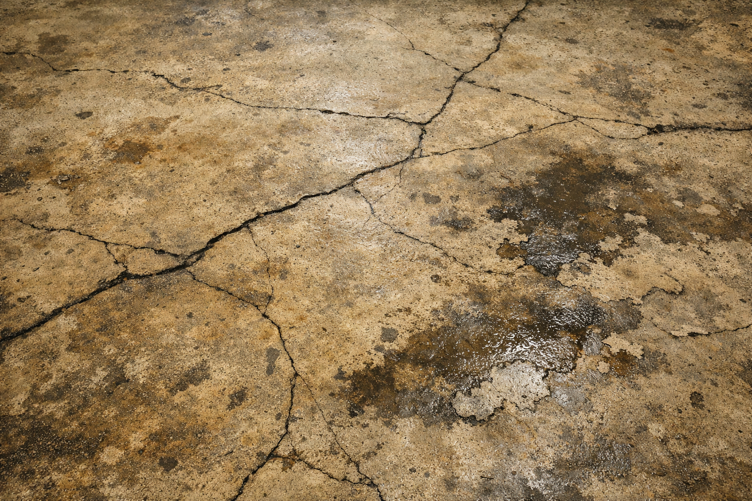 Hvid microcement - Før