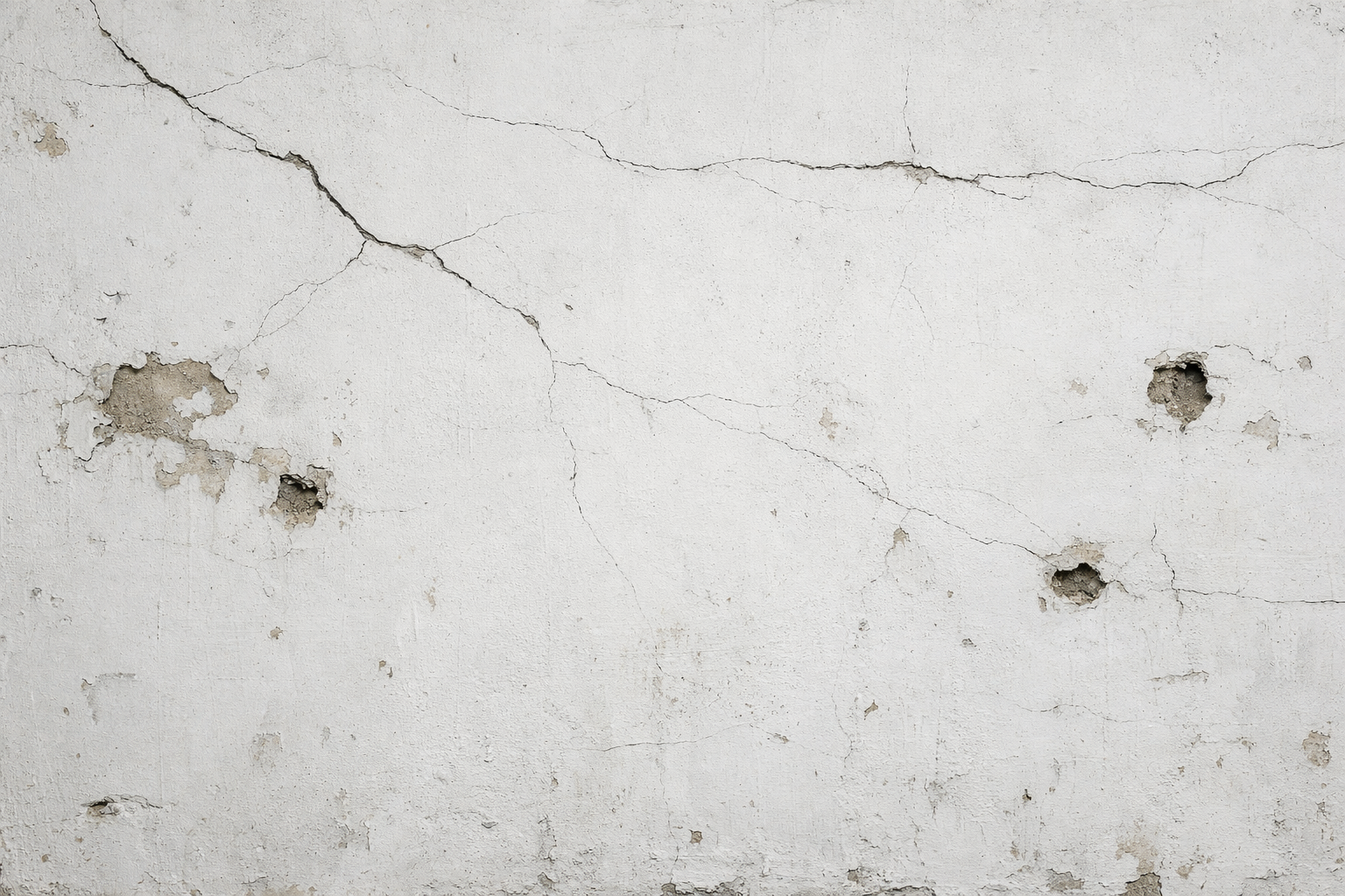 Epoxy væg med geometriske mønstre - Før